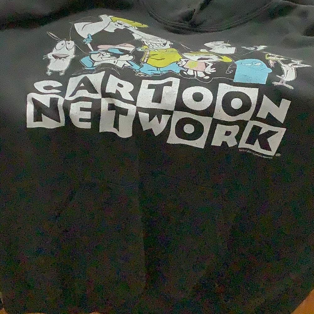 Black hoodie that says Cartoon Network